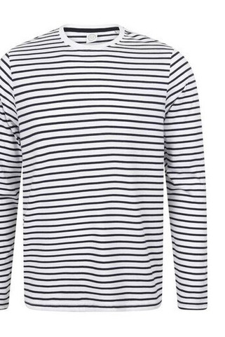 SF Men SF204 - Unisex Gestreepte T-Shirt Lange Mouw