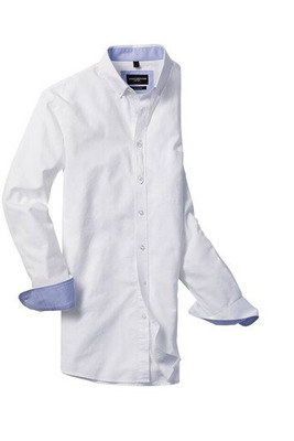 Russell Collection RU920M - MEN'S LONG SLEEVE TAILORED WASHED OXFORD SHIRT