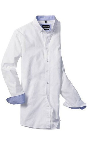 Russell Collection RU920M - MENS LONG SLEEVE TAILORED WASHED OXFORD SHIRT