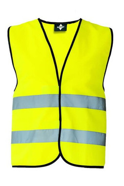 Korntex KX218 - Hochsichtbare Sicherheitsweste mit Reflektorstreifen