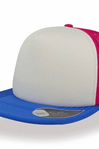 Atlantis AT145 - Classic 90s Style Snapback Cap with Squared Visor