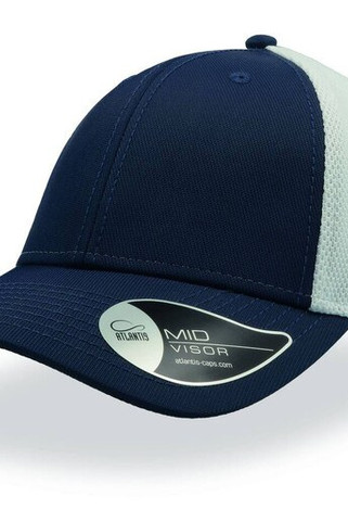 Atlantis AT147 - Stilvolle Sechs-Panel Kappe mit Klettverschluss