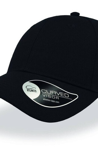 Atlantis AT148 - Classic Curved Visor 6-Panel Cap with Metal Buckle