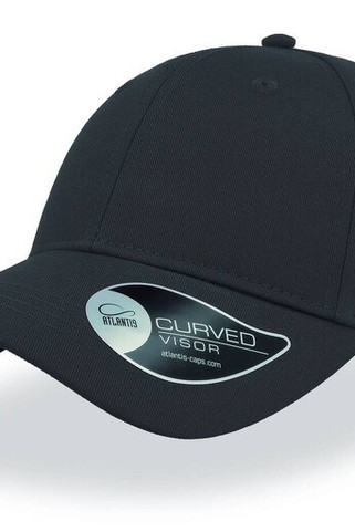 Atlantis AT148 - Classic Curved Visor 6-Panel Cap with Metal Buckle