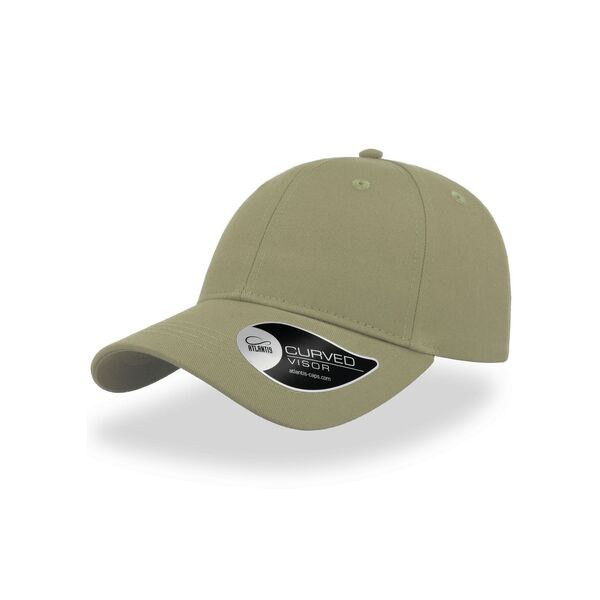 Atlantis AT148 - Classic Curved Visor 6-Panel Cap with Metal Buckle