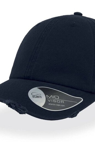 Atlantis AT143 - Vintage Style Distressed Dad Cap with Metal Buckle