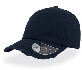 Atlantis AT143 - Zerstörte Dad Mütze mit Silberverschluss