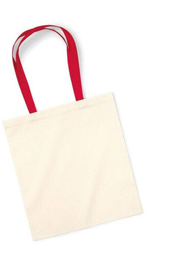 Westford mill W101C - Einkaufstasche mit kontrastierenden Griffen