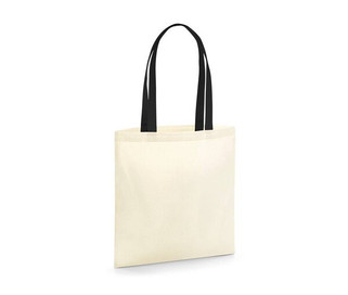 Westford mill W801C - Canvas-Tasche aus Bio-Baumwolle mit kontrastierenden Griffen
