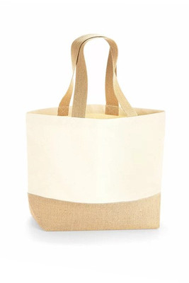 Westford mill WM451 - Cotton/burlap shopping bag