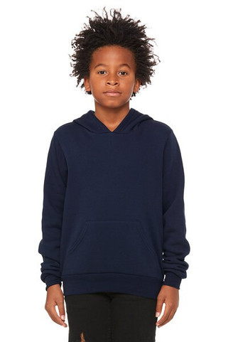 BELLA+CANVAS B3719Y - Youth Sponge Fleece Pullover Hood