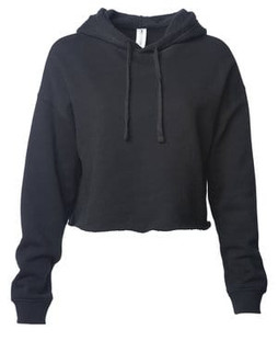 Independent Trading Co. AFX64CRP - Womens Lightweight Crop Hooded Pullover