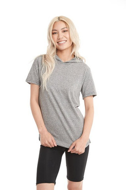 Next Level NL2022 - Unisex Mock Twist Short Sleeve Hoody