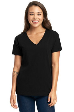 Next Level NL3940 - Remera relajada con cuello en V para mujeres