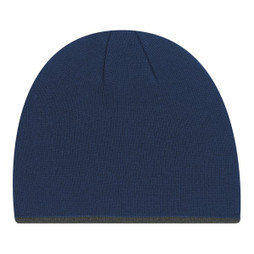 AJM 0034M - Toque en acrylique, tricot côtelé