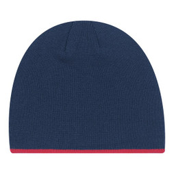 AJM 0034M - Toque en acrylique, tricot côtelé