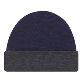AJM 1H558M - Acrylic Cuff Toque, Jersey knit