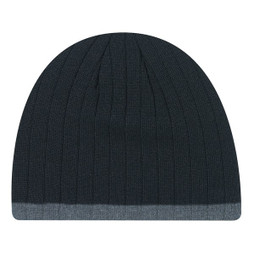 AJM 1U113M - Acrylic / Polyester Micro Fleece Board Toque, Cable rib knit