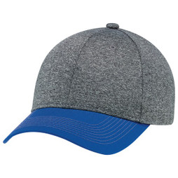 AJM 4L938M - Polycotton / Polyester Heather 6 Panel Constructed Full-Fit