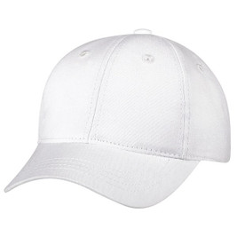 AJM 5D390B - Brushed Cotton Drill 6 Panel Constructed Contour (Youth)
