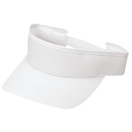 AJM 6J380U - Deluxe Blended Chino Twill Visor (Adult & Youth)