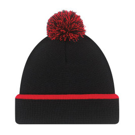 AJM 9B063M - Toque en acrylique (Pom Pom 8cm)
