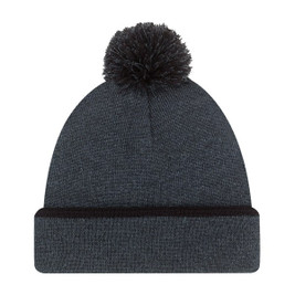 AJM 9B063M - Acrylic Cuff Toque (Pom Pom 8cm)