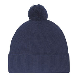 AJM 9E060M - Acrylic Cuff Toque (Pom Pom 6cm)