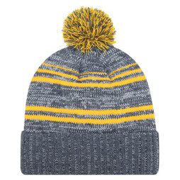 AJM 9G087M - Acrylic / Polyester Micro Fleece, Toque à poignet (Pom Pom 8cm)