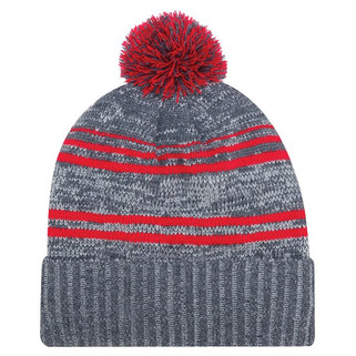 AJM 9G087M - Acrylic / Polyester Micro Fleece, Toque à poignet (Pom Pom 8cm)