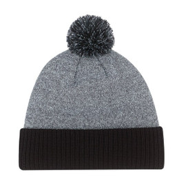 AJM 9P184M - Acrylic Cuff Toque (Pom Pom 8cm)