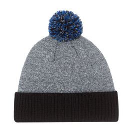 AJM 9P184M - Acrylic Cuff Toque (Pom Pom 8cm)