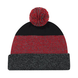 AJM 9T066M - Acrylic Cuff Toque (Pom Pom 8cm)