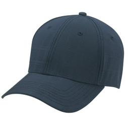 AJM AC0006 - Polyester Plaid & Spandex 6 Panel Constructed Contour (A-Class, A-Flex)