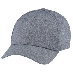 AJM AC0008 - Polyester Heather &amp; Spandex 6 Panel Constructed Contour (A-Class)
