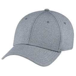 AJM AC0008 - Polyester Heather &amp; Spandex 6 Panel Constructed Contour (A-Class)