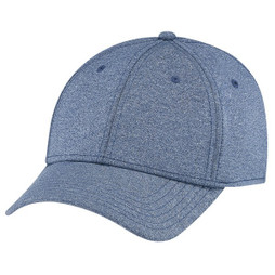 AJM AC0008 - Polyester Heather &amp; Spandex 6 Panel Constructed Contour (A-Class)