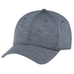 AJM AC0009 - Polyester Marl &amp; Spandex 6 Panel Constructed Contour (A-Class)