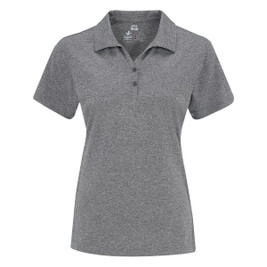 AJM PF2040 - Performance Heather Polos :: 100% Polyester Pique Knit. 155g/m2 - 4.5oz/yd2