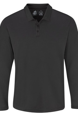 AJM PM1901 - Men's Performance Long Sleeve Polos