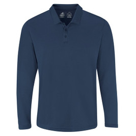 AJM PM1901 - Polos à manches longues de performance pour hommes