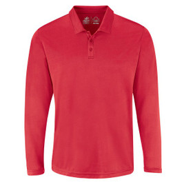 AJM PM1901 - Polos à manches longues de performance pour hommes
