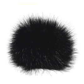 AJM POMFUR8 - Pom Pom en fausse fourrure polyester (8cm)