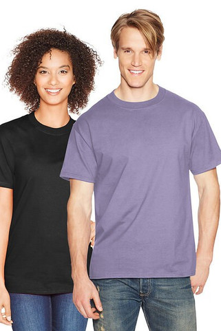 Hanes 5180 - Camiseta Resistente de Algodón Hanes