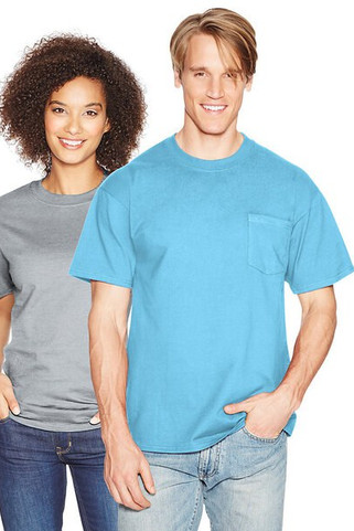 Hanes 5190 - Beefy-T® with a Pocket