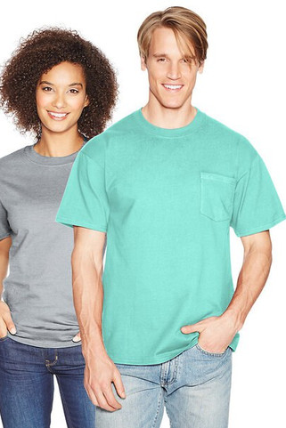Hanes 5190 - Beefy-T® with a Pocket