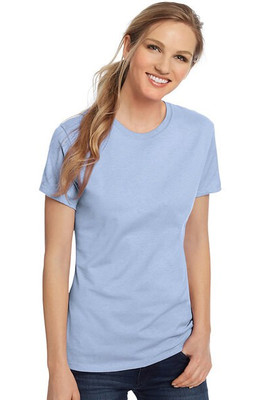 Hanes SL04 - Camiseta Femenina Hanes® Nano-T de Algodón Suave