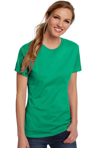 Hanes SL04 - Camiseta Femenina Hanes® Nano-T de Algodón Suave