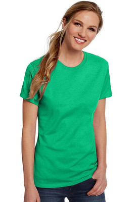 Hanes SL04 - Camiseta Femenina Hanes® Nano-T de Algodón Suave