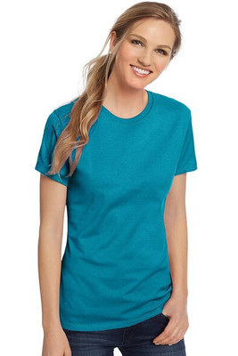 Hanes SL04 - Camiseta Femenina Hanes® Nano-T de Algodón Suave